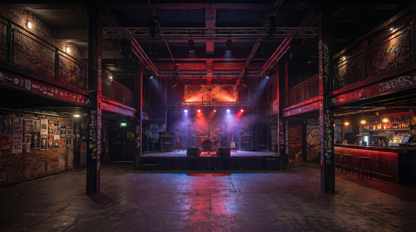 The Vane, interior of the Camden music venue